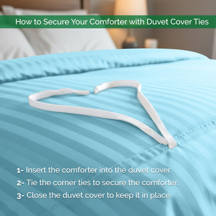Elegant Comfort Silky-Soft 1500 Thread Count Egyptian Quality Wrinkle-Free 3-Piece Duvet Cover Set, King/Cal-King, Light Blue/Aqua