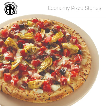 Piedra para hornear pizza, redonda de 33 cm, apta para lavavajillas, de cerámica