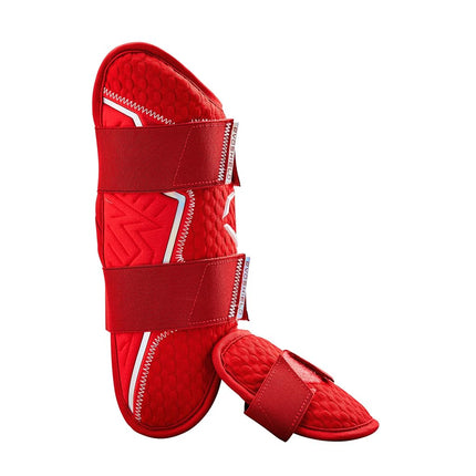 EvoShield Pro-SRZ 2.0 Batter's Leg Guard - Scarlet, Left Hand Hitter
