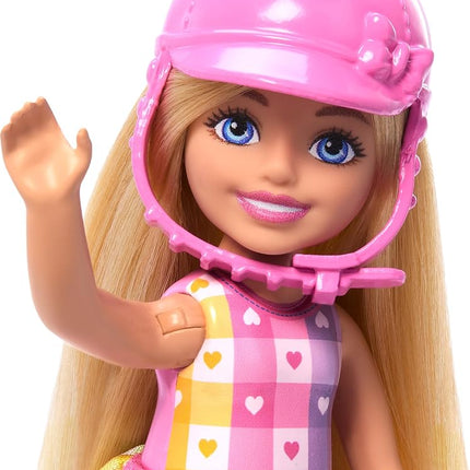 Barbie Club Chelsea Doll, Horse & Riding Theme Playset