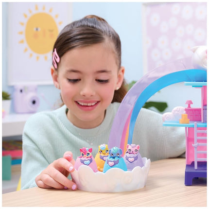 HATCHIMALS Alive, Hatchi-Nursery Playset Toy with 4 Mini Figures in Self-Hatching Eggs, 13 Accessories, Kids’ Toys for Girls and Boys Aged 3 and up