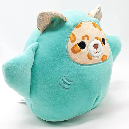 Squishmallows Peluche officielle Kellytoy 19 cm, jouet en peluche moelleux (Lexie le guépard en costume de raie)