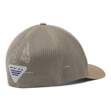 Columbia Unisex's PFG Fish Flag Mesh Ball Cap-High, Tusk, XXL