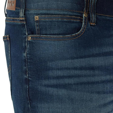 Lee Men's Big & Tall Extreme Motion Relaxed Straight Jean, Dark Convoy, 46W x 32L