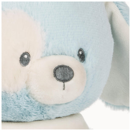 GUND Baby Sustainable Plush Puppy Recycled Materials Soft Toy for Babies and Newborns, Blue/Cream, 33 cm