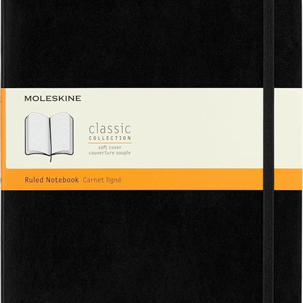 Moleskine Classic Notebook, Notebook With Ruled Pa