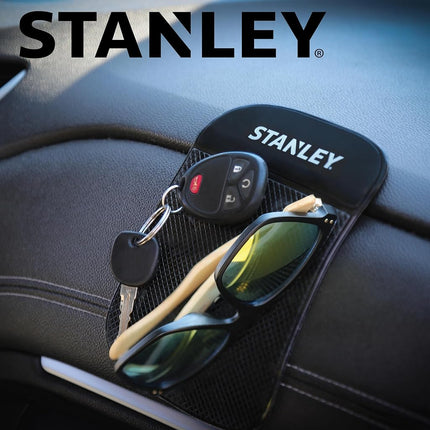 STANLEY S4006 4.5" x 6.5" Extra-Strong Anti-Slip Grip Dashboard Gel Pad for Cell-Phone, Tablet, GPS, Keys or Sunglasses, Pack of 4