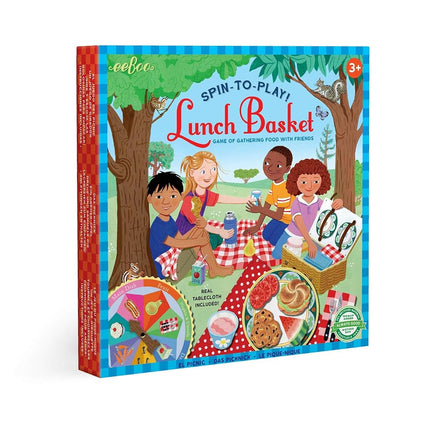 eeBoo's Lunch Basket Spin-to-Play Game for 3+, 2-4 Players, 15 Min Playtime