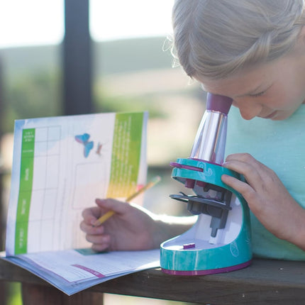 Learning Resources Nancy B's Science Club Microscope for Kids, Ages 8+, STEM Microscope Kit, Science Toy, Real Working Microscope, Gifts for Kids