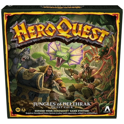 Avalon Hill HeroQuest Jungles of Delthrak Quest Pa