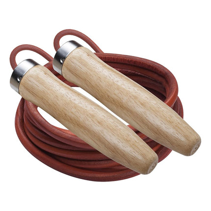 Champion Sports Leather Ball Bearing Jump Rope - M