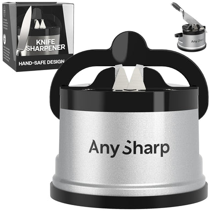 AnySharp Knife Sharpener, Silver