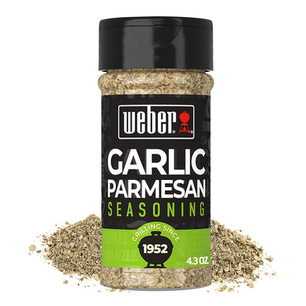 Weber Garlic Parmesan Seasoning, 4.3 Ounce Shaker