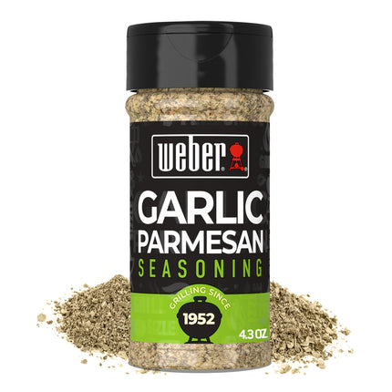 Weber Garlic Parmesan Seasoning, 4.3 Ounce Shaker