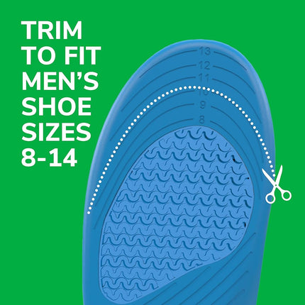 Dr. Scholl's Athletic Series Sport Insoles for Men, 1 Pair, Size 8-14