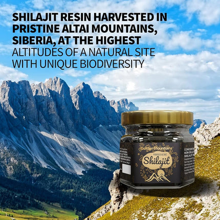 Pure Authentic Siberian Altai "Golden Mountains" Shilajit 100g 3.53oz
