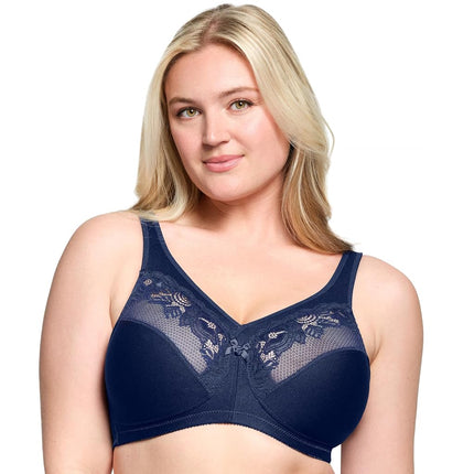 Glamorise MagicLift Minimizer Wirefree Bra 1003 (Women's & Women's Plus) Blue