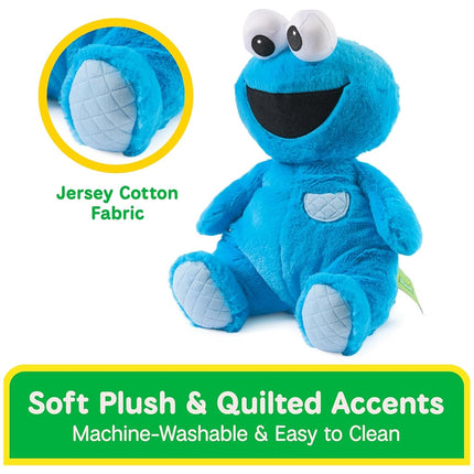 GUND Sesame Street Official Oh So Snuggly Cookie Monster Plush, Plush Muppet, Sensory Toy, Stuffed Animals for Babies and Infants, Red, 12.5”