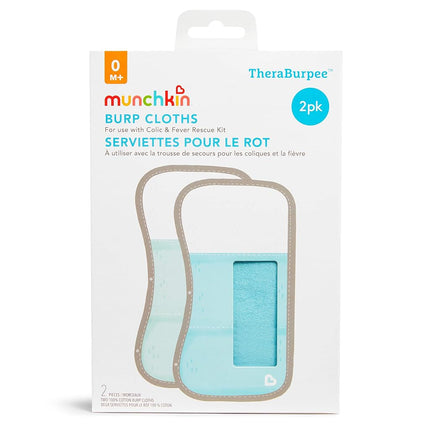 Munchkin® Theraburpee with Essential Oils: Colic & Fever Rescue Kit + with Hot & Cold Therapy Burp Cloths & Aromatherapy