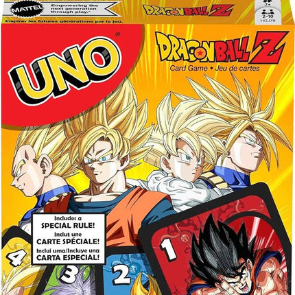 Mattel Game Uno HGJ78 Dragon Ball Z Card Game, 112