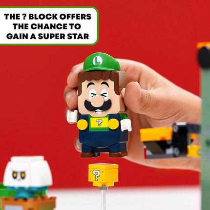 LEGO Super Mario Adventures with Luigi Starter Course Toy for Kids, Interactive Figure and Buildable Game Set, Girls & Boys Gifts Age 6 Plus, Creative Toys 71387