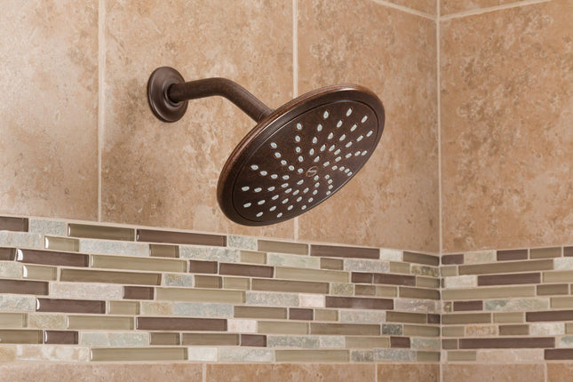 Moen 6345ORB Pomme de Douche Fixe Pluie 8 po, Bronze Huilé