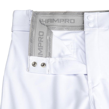 Champro Men's Triple Crown 2.0 Baseball Knickers Pants, White, Small