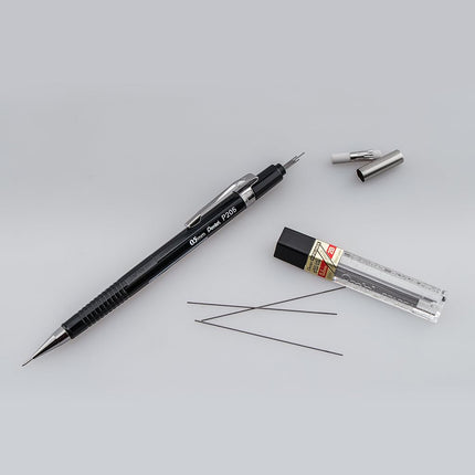 Pentel Sharp Automatic Pencil, 0.5mm, Black Barrel, 1 Pack (P205BP-K6)