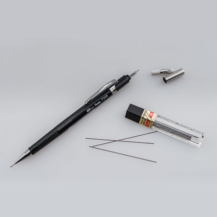 Pentel Sharp Automatic Pencil, 0.5mm, Black Barrel, 1 Pack (P205BP-K6)