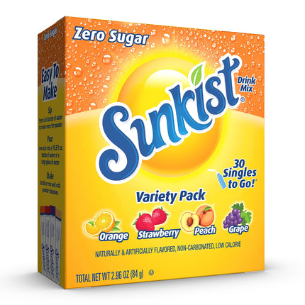 Sunkist Soda Variety Pack, Singles To Go Orange, S