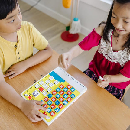 Melissa & Doug Flip-to-Win Hangman Travel Game (Wooden Word Game)