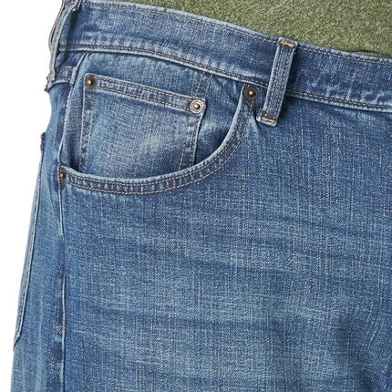 Wrangler Men's Free-to-Stretch Relaxed Fit Jean, Milwaukee, 34W x 30L