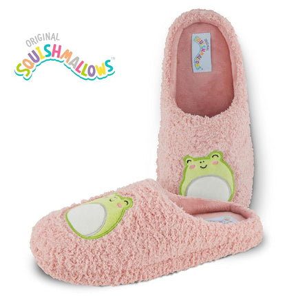 Squishmallows Kids Slippers and Womens Slippers Gifts for Women Extra Cozy Fuzzy House Slippers Slip On, Pink, 13-14 Little Kid