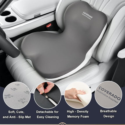 Coverado Lumbar Support Pillow for Car