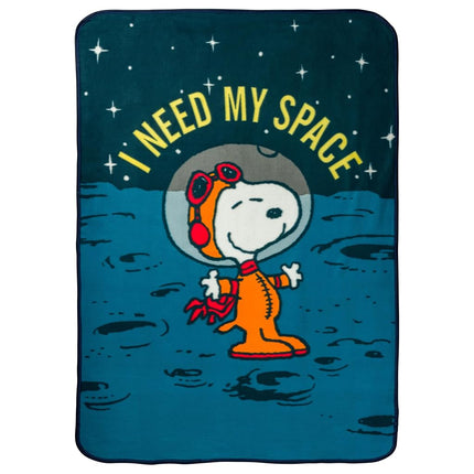 Silver Buffalo Peanuts Snoopy Need My Space Fleece