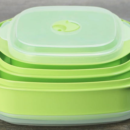 Reston Lloyd Calypso Basics by 6-Piece Microwave Cookware, Steamer and Storage Set, Lime