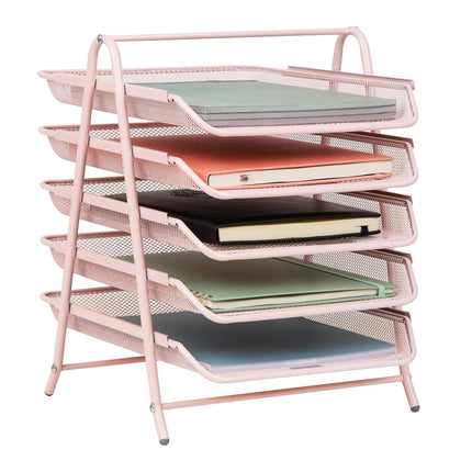 Mind Reader 5-Tier Paper Tray, Desktop Organizer, 