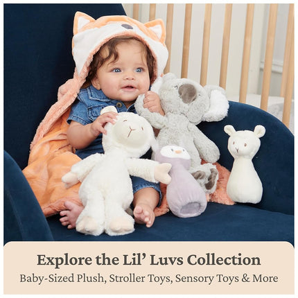 GUND Baby Lil' Luvs Tuck-Away Lovey, perezoso Reese, juguete de peluche ultrasuave con manta integrada para bebés y recién nacidos