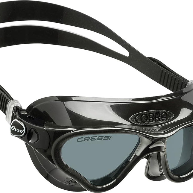 Cressi Cobra, Black/Black, Tinted Lens