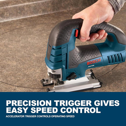 Bosch-rotozip-skil 7.0 Amp Top Handle Jigsaw JS470E