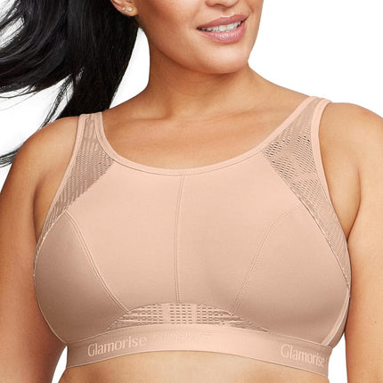 Glamorise No-Sweat Mesh Sports Wirefree Bra 1068 (