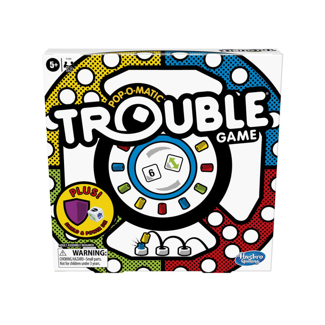Hasbro Gaming Trouble Board Game Includes Bonus Po