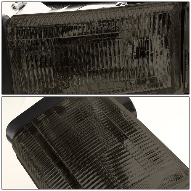 DNA MOTORING HL-OEM-DR94-4P-SM OEM Style Headlight, Driver and Passenger Side,Smoke