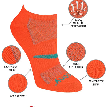 Saucony Women's Performance Super Lite No-show Athletic Running Socks, Light Assorted (8 Pairs), 8-Mar UK