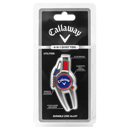 Callaway 4-in-1 Divot Tool - Red, White & Blue