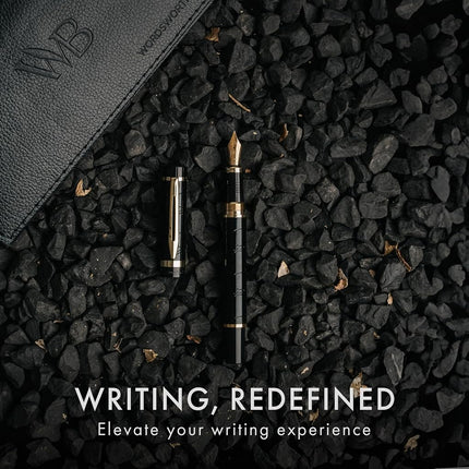 Wordsworth & Black Primori Luxury Fountain Pen Set for Writing, Medium Nib