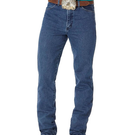 Wrangler Men's Cowboy Cut Slim Fit Jean Jeans, Stonewashed, 30W / 32L