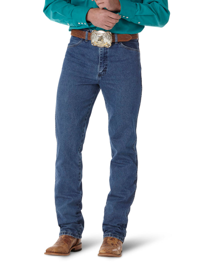 Wrangler Men's Cowboy Cut Slim Fit Jean Jeans, Sto