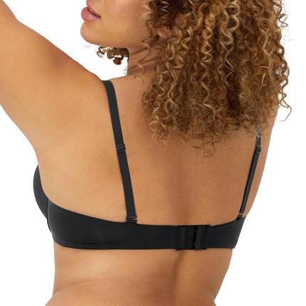 Maidenform Women's One Fabulous Fit 2.0 Tailored Demi Bra Half Cup, Black, 32C