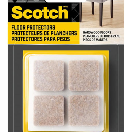 Scotch SP844 SP844-NA Felt Furniture Pads, Beige, 